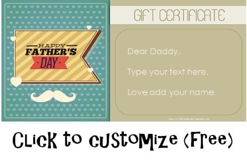 Personalized gift for daddy