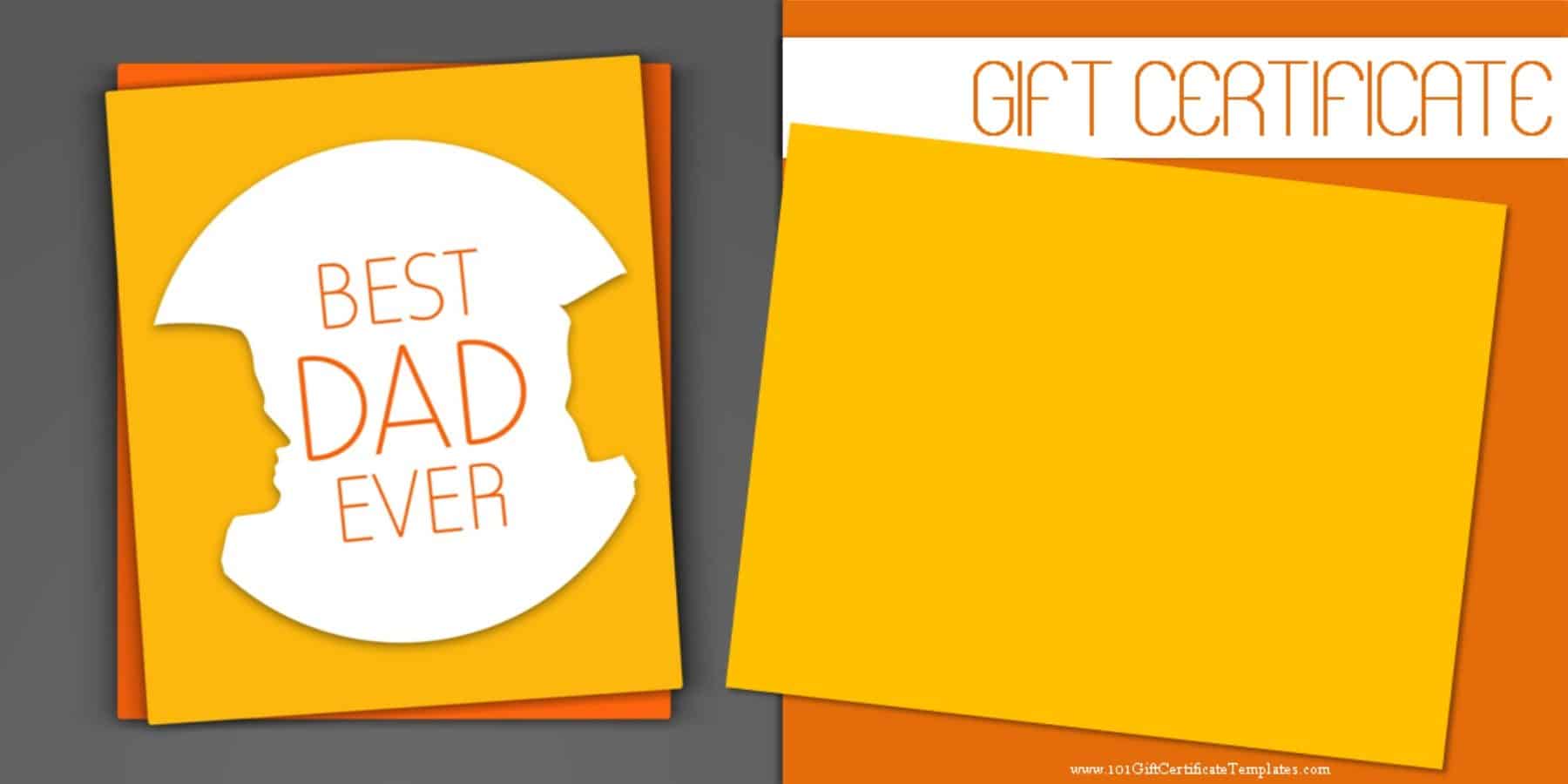 Father's Day Certificate Templates and Awards Father�s day certificate template