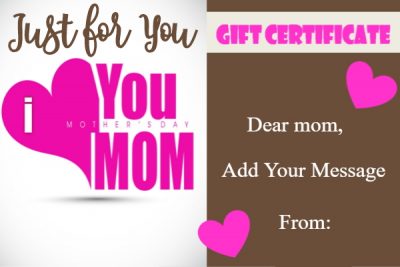Mother's Day template printable
