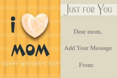 Mother's Day Gift Card Ideas