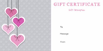 Free Printable Anniversary  Gift  Vouchers  Customize Online