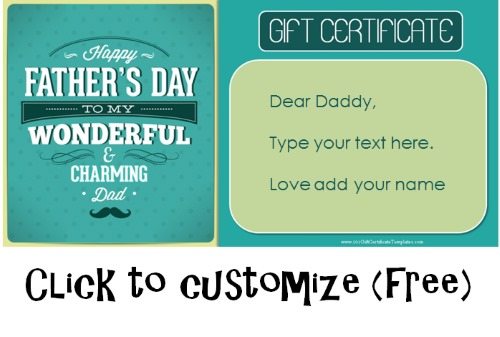 fathers day printable