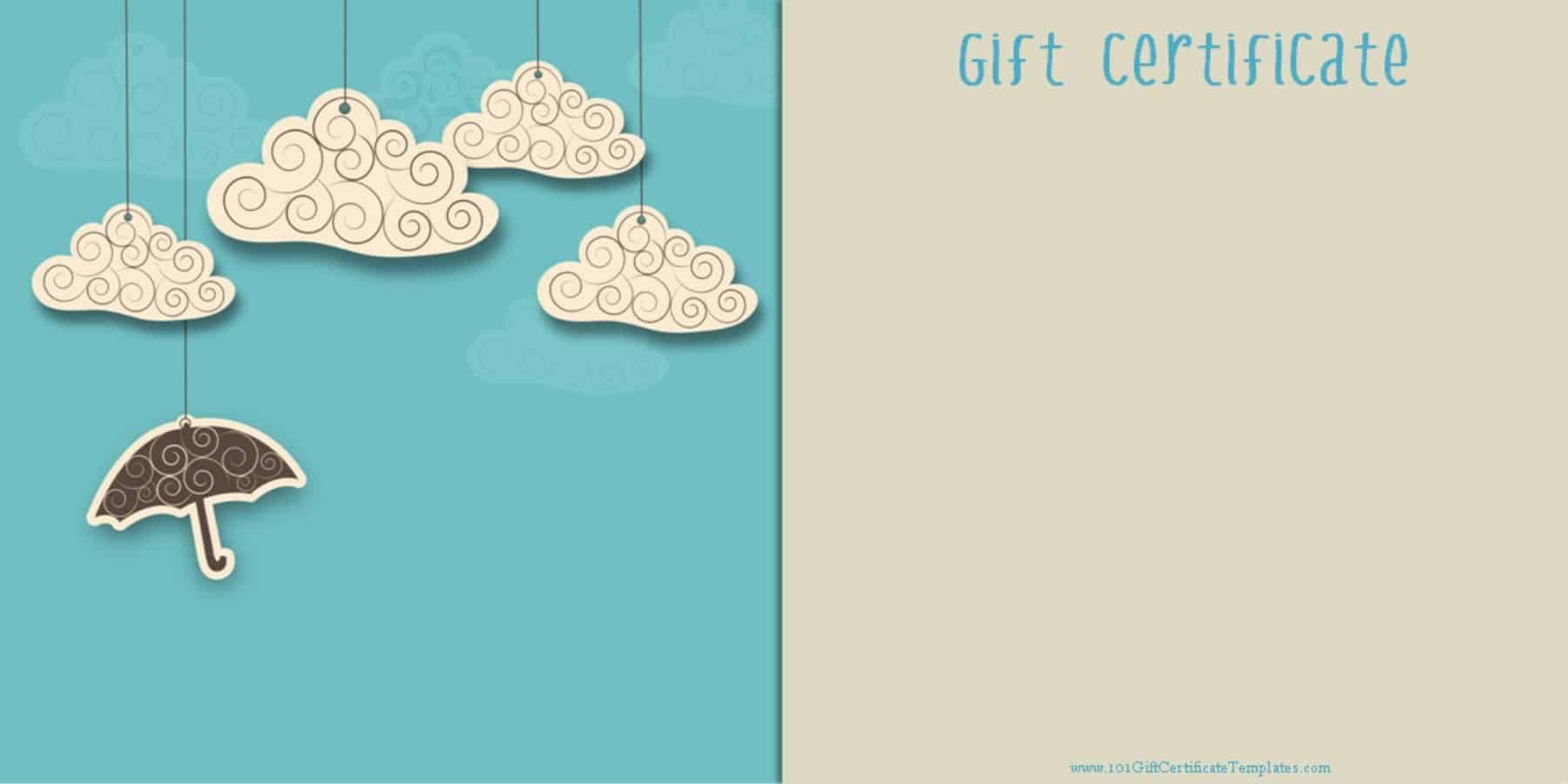 Printable Gift Certificate Templates