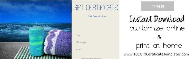 zen gift certificate