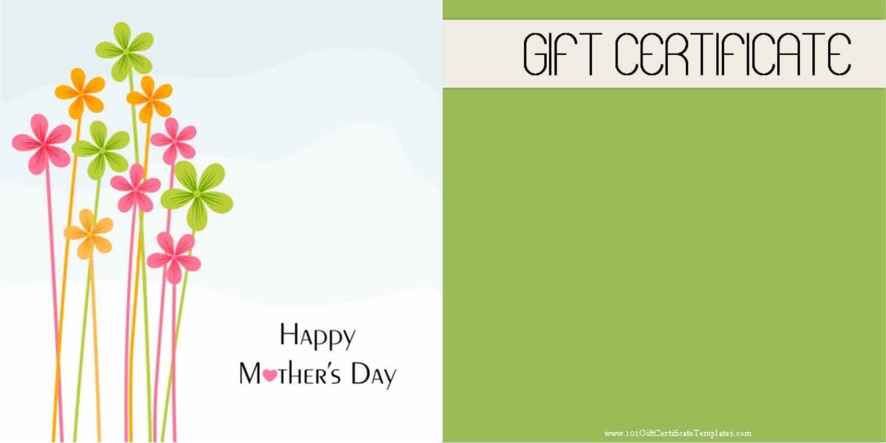 mother\u002639;s day gift certificate