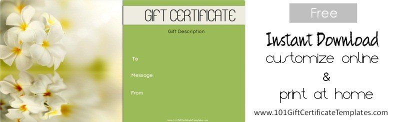 spa gift voucher