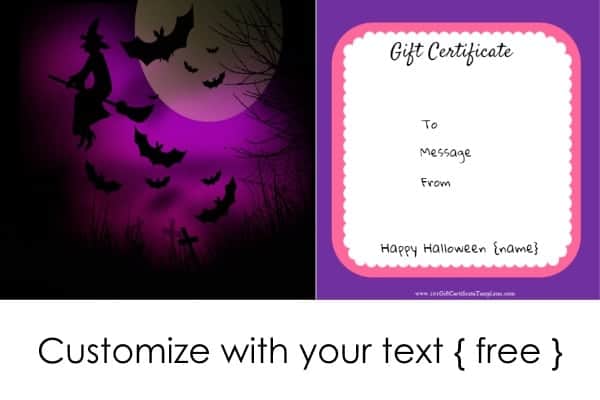 Halloween greeting card