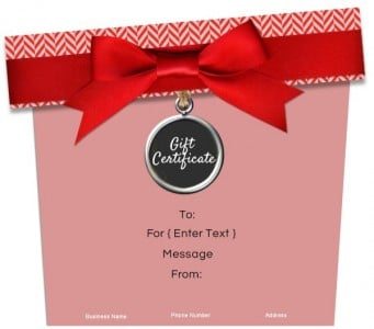 FREE printable gift certificate templates | Customize then Print