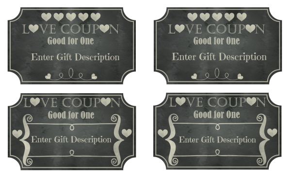 Love coupon book