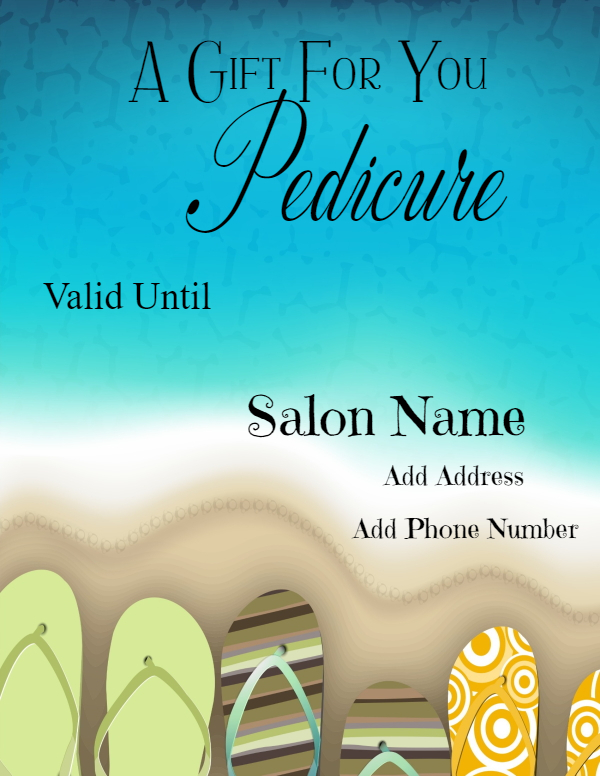 Gift Certificate Pedicure Template Word Gift Certificate Pedicure Template Word 26 Wedding free-printable-pedicure-gift-certificate-free-printable