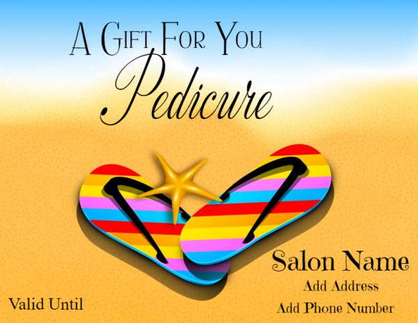 Nail Salon Gift Certificates Free Nail Salon Gift Certificates Customize Online