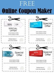Free Coupon Maker | Make Your Own Coupon
