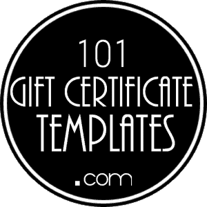 101 Gift Certificate Templates