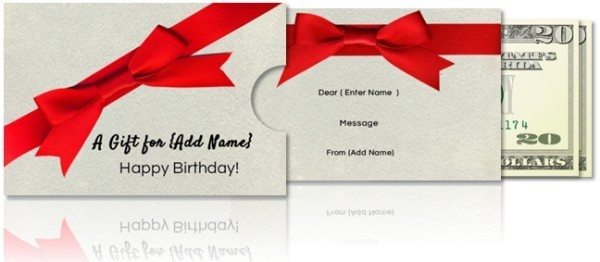 gift money envelope template