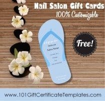 salon gift certificates