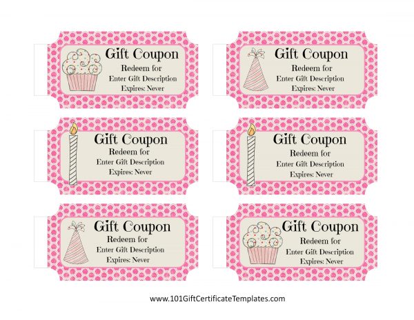 birthday coupons