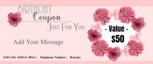 FREE Birthday Coupon Template - Customize Online &amp; Print