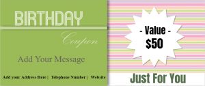 FREE Birthday Coupon Template - Customize Online &amp; Print