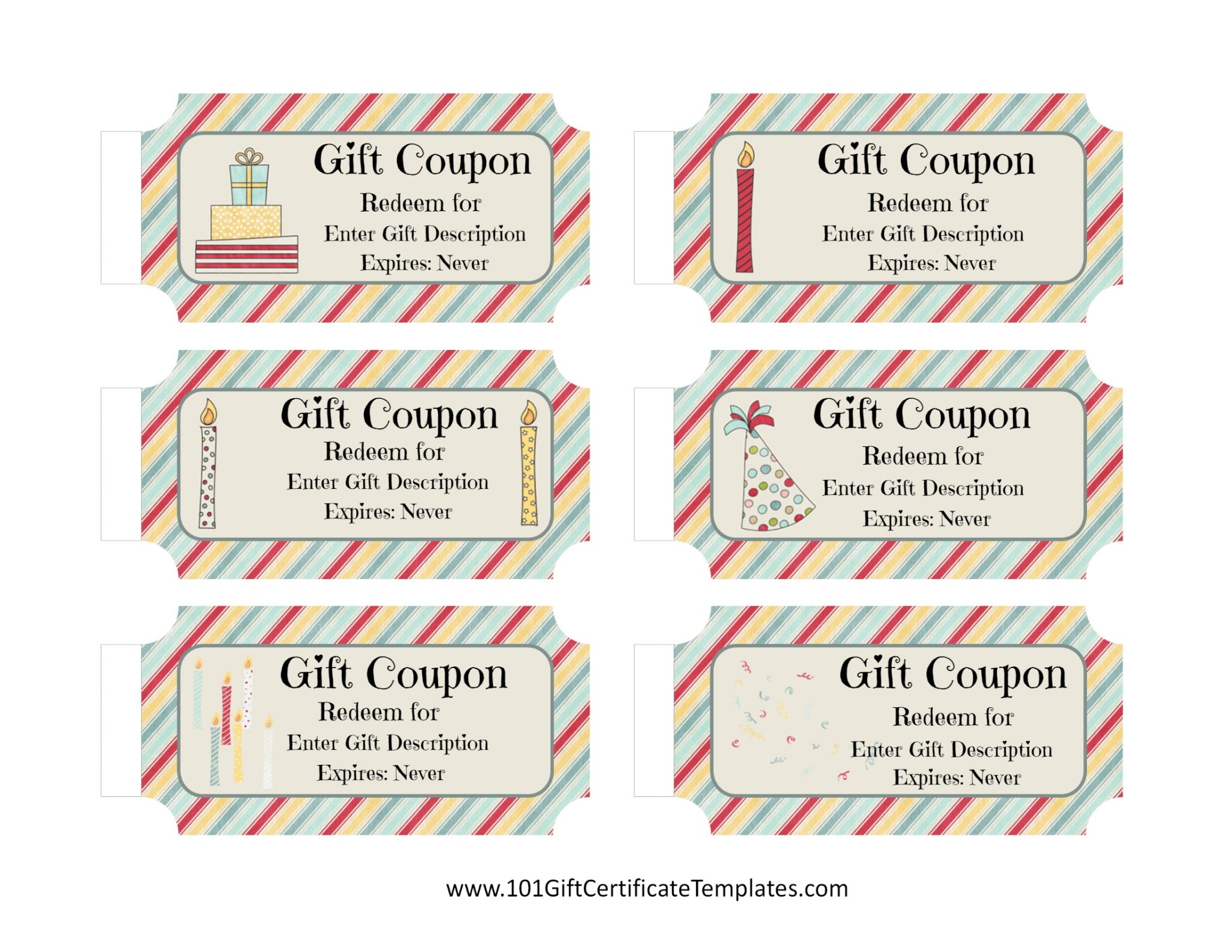 FREE Birthday Coupon Template Customize Online Print