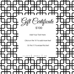 FREE printable gift certificate templates | Customize then Print