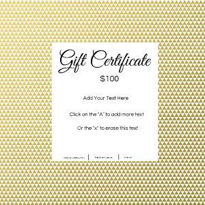 FREE printable gift certificate templates | Customize then Print