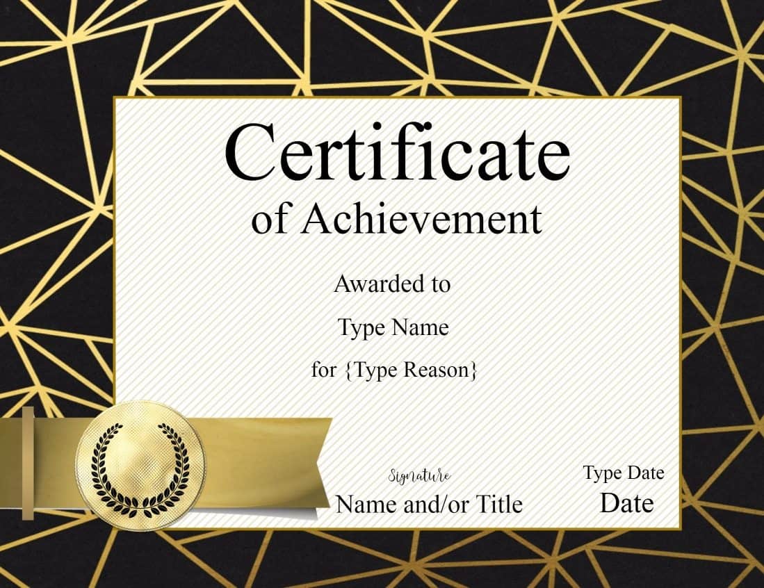 certificate template 2