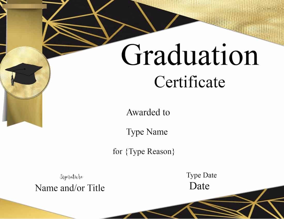 application letter for graduation certificate