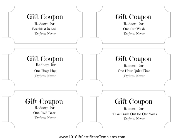 Coupons for Dad