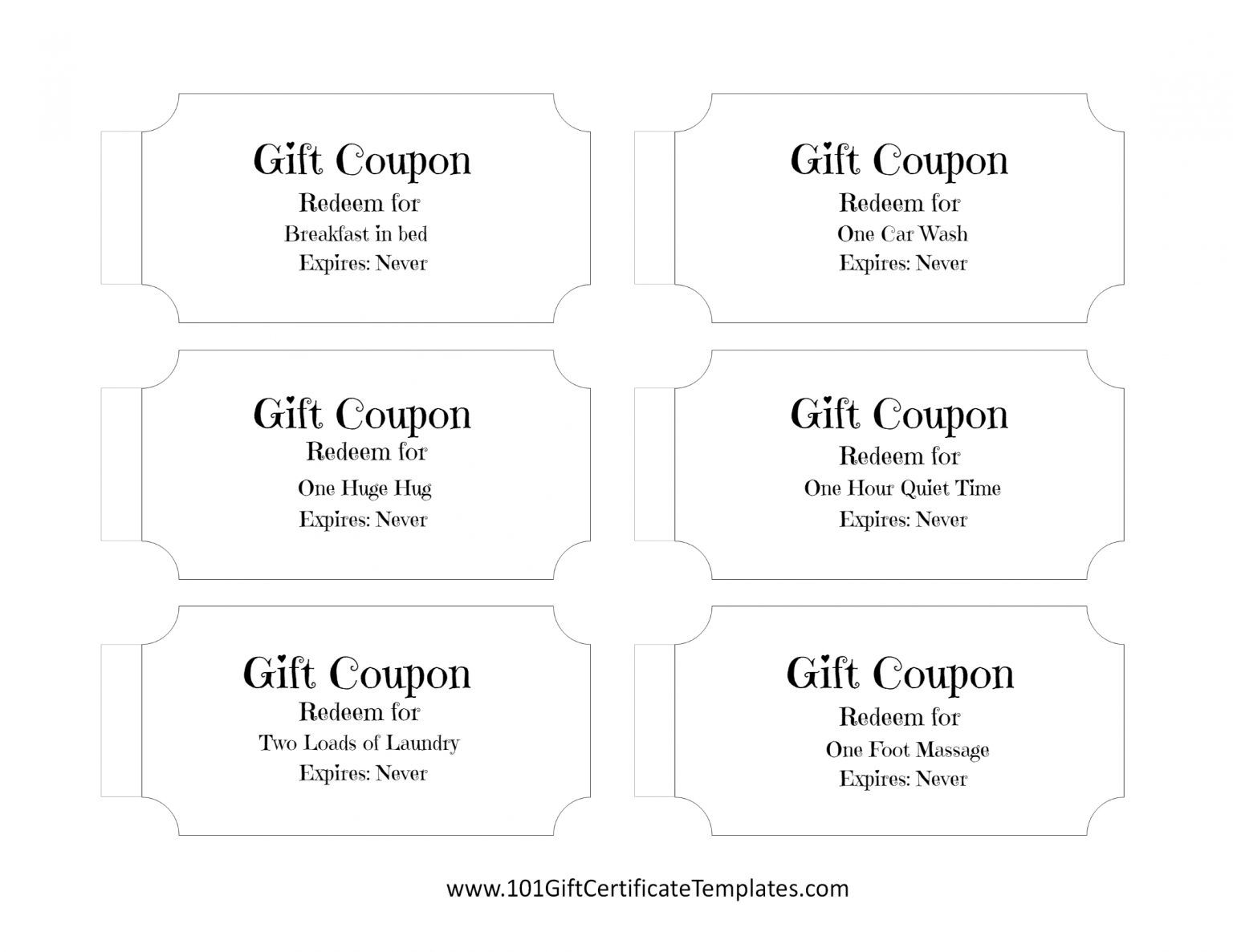 Free Printable and Editable Coupon Book for Mom
