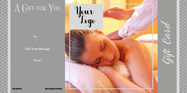 Massage gift card