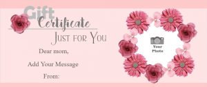 FREE Mother's Day Gift Certificate Templates | Customize Online