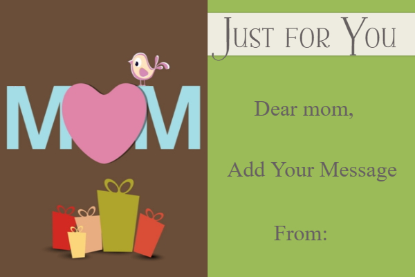 FREE Mother's Day Gift Certificate Templates Customize