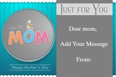 Mother's Day Gift Certificate