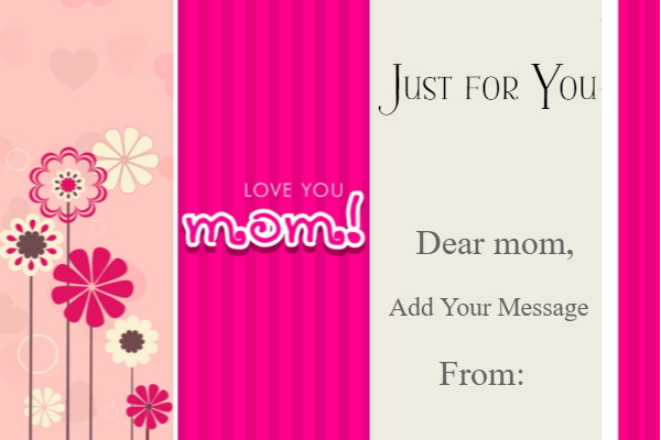 FREE Mother's Day Gift Certificate Templates Customize