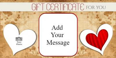 free valentine gift certificates